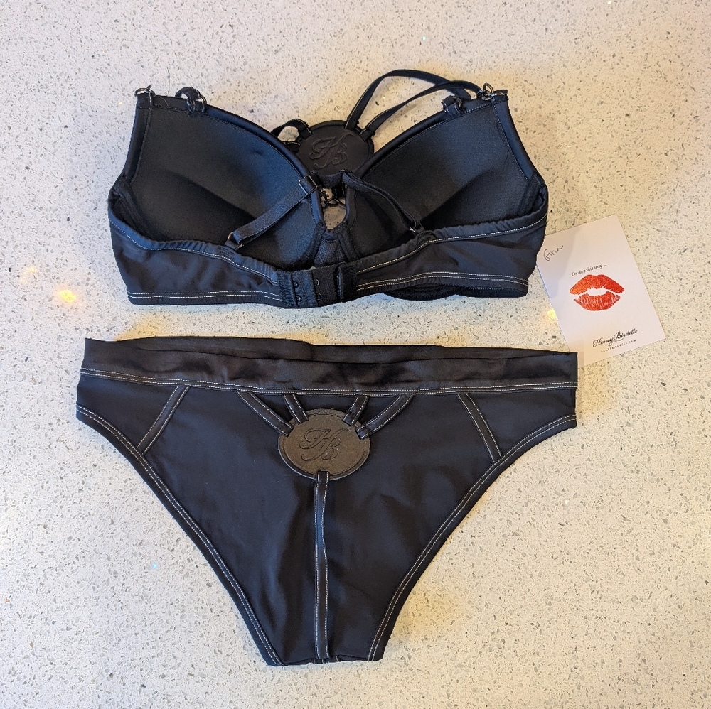 Honey Birdette Rider black 34C/S - Picture 3 of 8